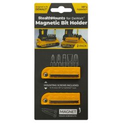 STEALTHMOUNTS Magnetic Bit Holder (DeWalt, Yellow, 2 Piece)