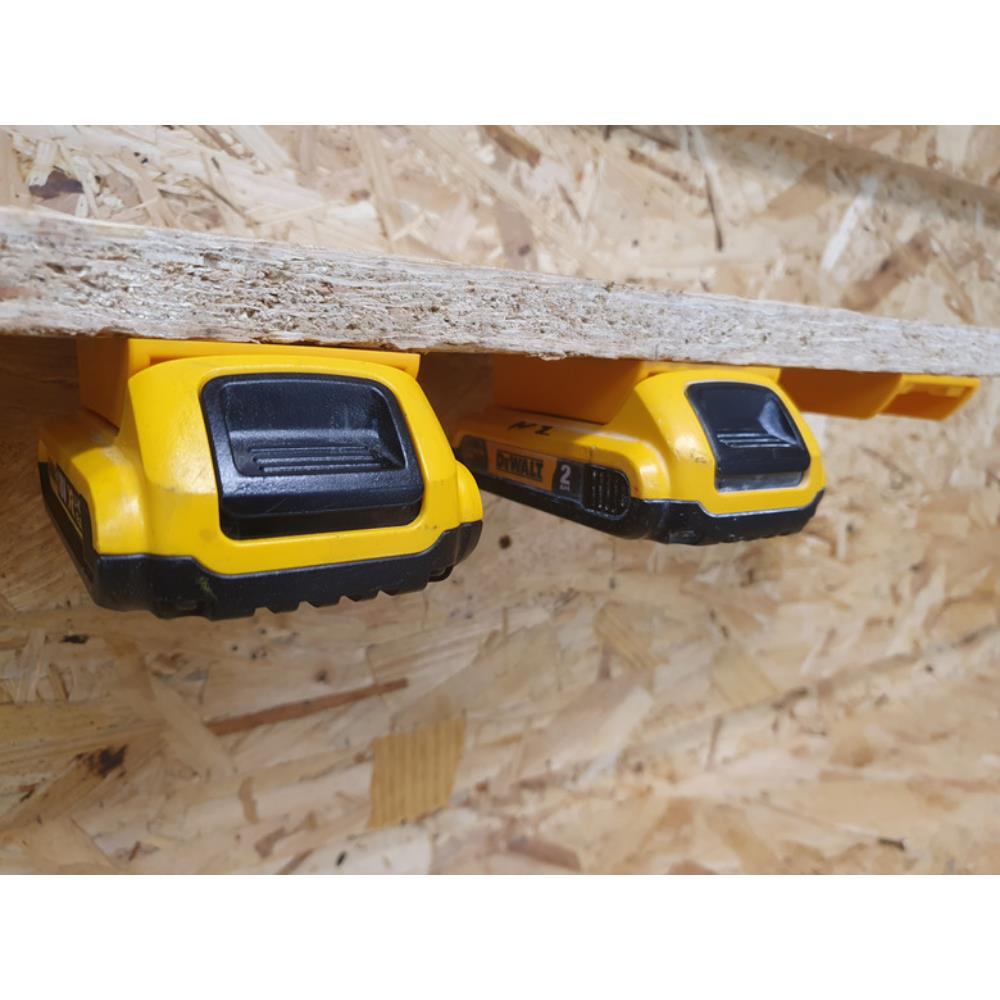 STEALTHMOUNTS Battery Mounts (DeWalt 18V/54V, Yellow, 6 Piece) - Image 2