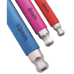 FAITHFULL Colour Coded Hex Key Set (9 Piece) - Image 3