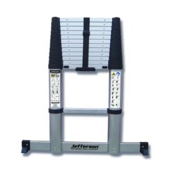 Alternative view of JEFFERSON Safe Close Telescopic Ladder (13 Step, 3.8m, Stabilisers)