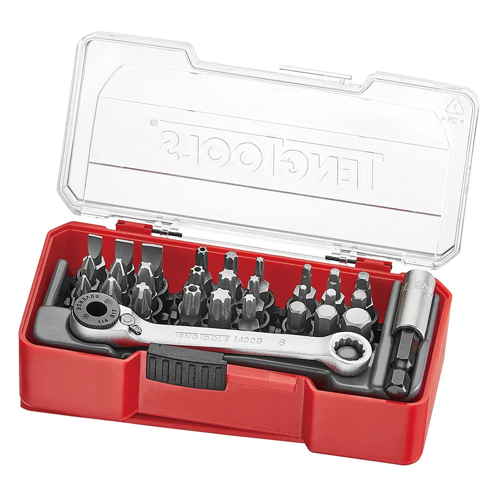 TENGTOOLS Mini Bits Ratchet Set (29 Piece)