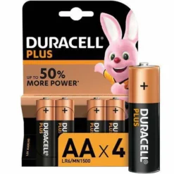 DURACELL Battery (AA, 4 Piece)