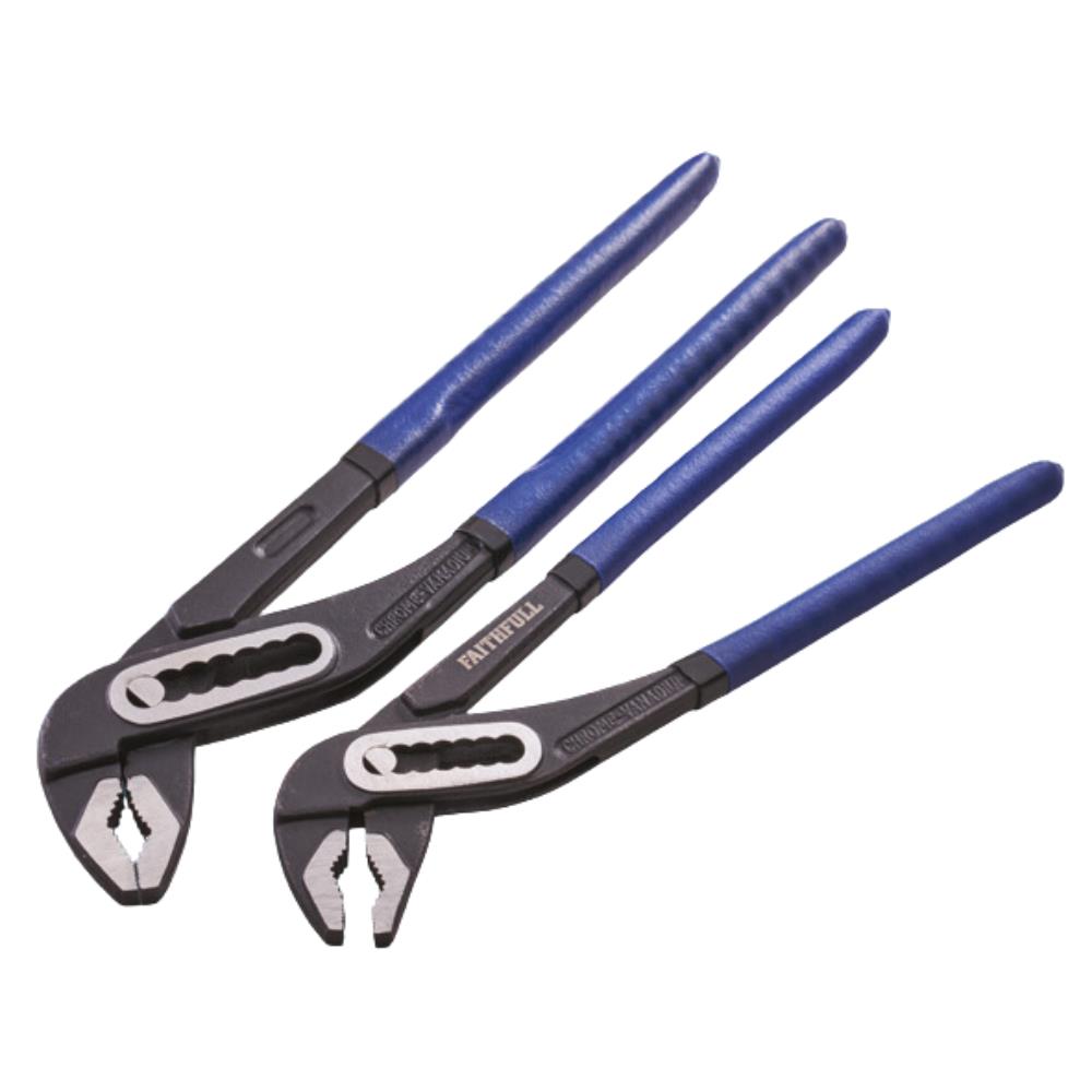FAITHFULL Waterpump Plier Twin Pack (250/300mm)