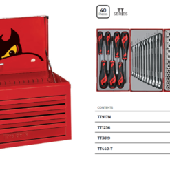 TENGTOOLS Classic Top Box Starter Kit (4 Drawer, 26", 40 Piece)