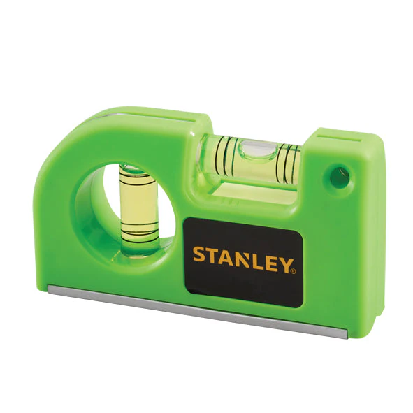 STANLEY Hi-Vis Magnetic Horizontal/Vertical Pocket Level