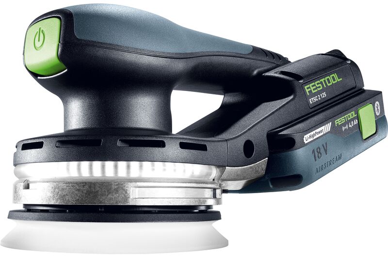 FESTOOL Cordless Eccentric Sander (ETSC 2 125 4,0 I-Plus) - Image 2