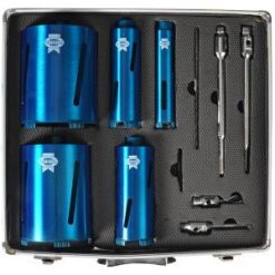 FAITHFULL Dry Diamond Core Drill Kit & Case (11 Piece, 38-127mm) - Image 2