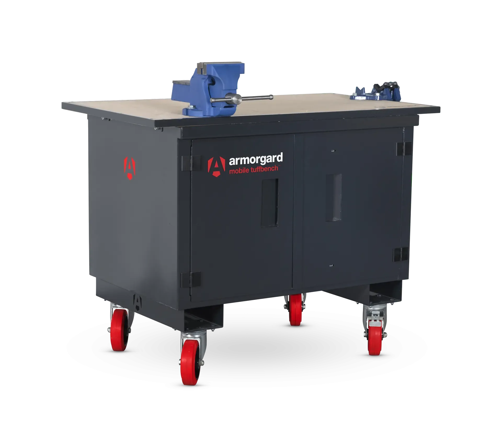 ARMORGARD Tuffbench with Vices (1120x705x920mm)