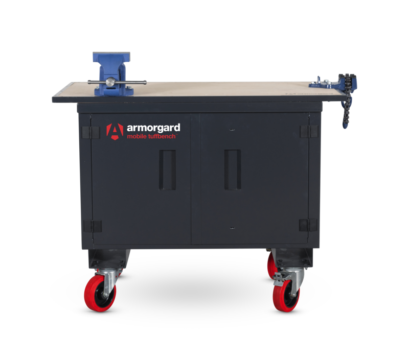 ARMORGARD Tuffbench with Vices (1120x705x920mm) - Image 2