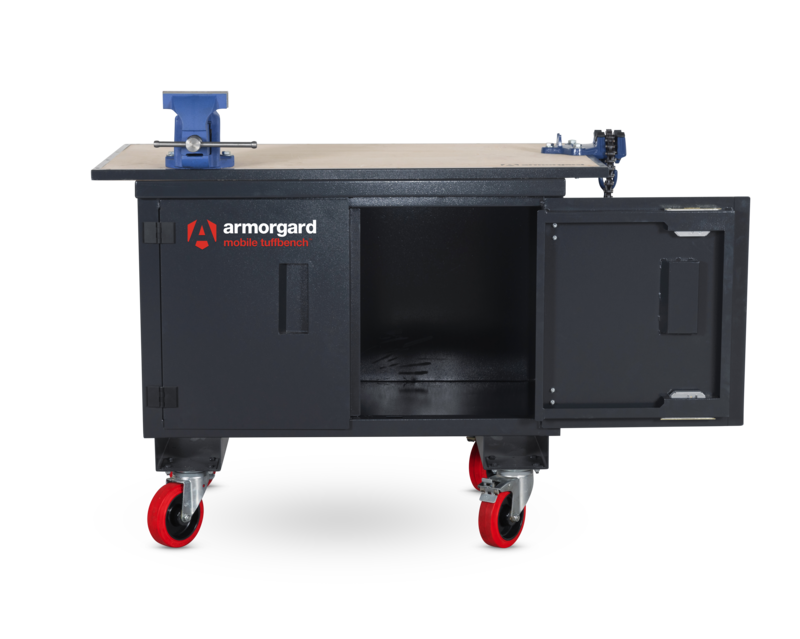 ARMORGARD Tuffbench with Vices (1120x705x920mm) - Image 3