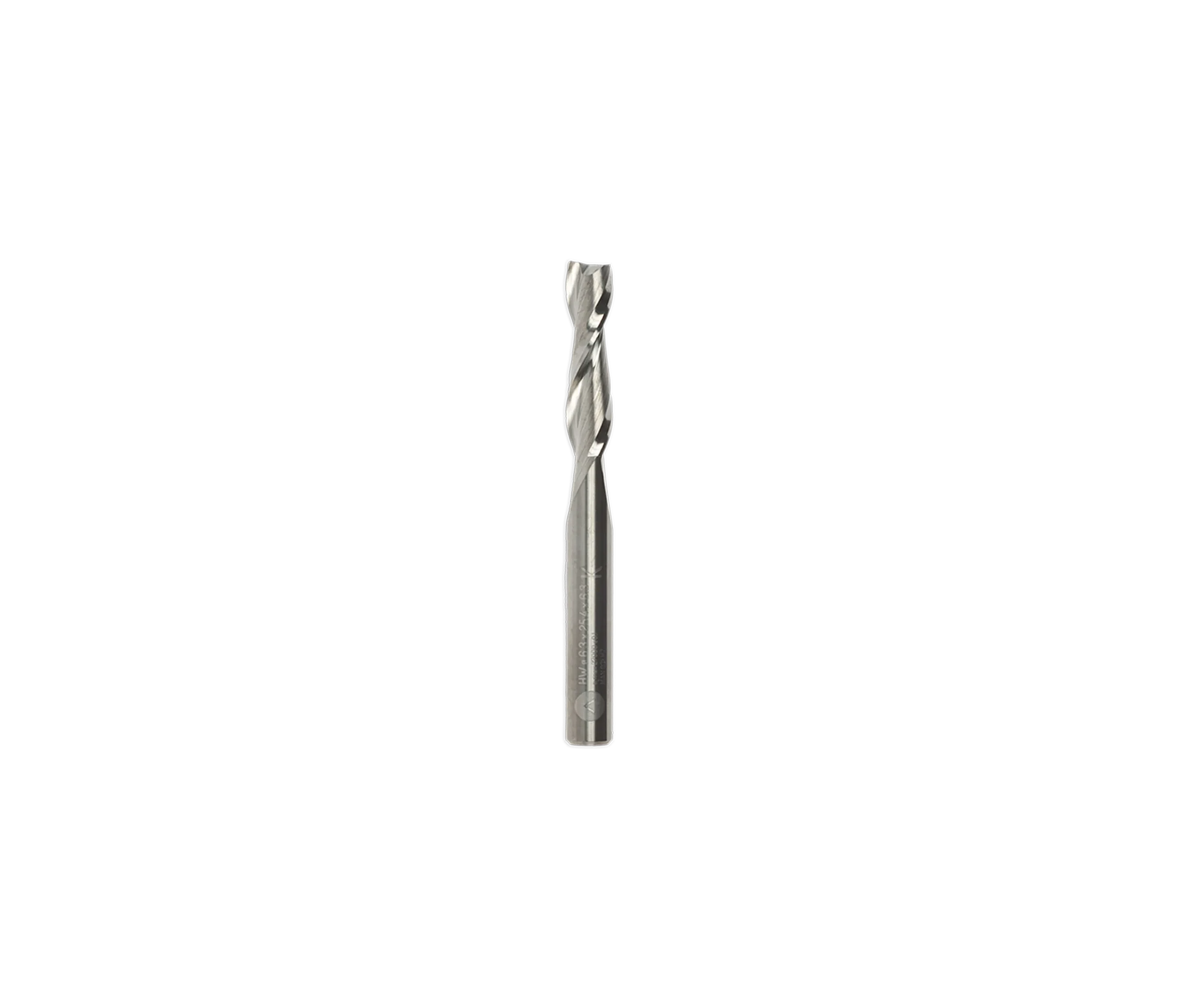 SHAPER Up-Spiral Flat Router Bit (6.35x25mm/1/4"x1") - Image 2