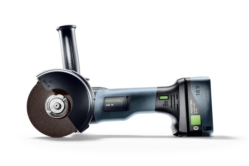FESTOOL Cordless Angle Grinder (AGC 18-125 EB-Basic-5,0) - Image 4