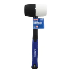 FAITHFULL Black & White Fibreglass Mallet (908g/32oz/2lb)