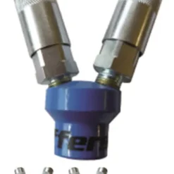JEFFERSON Air Fitting (1/4" Female Thread - Twin Coupling 1/4" Female Quick Release)