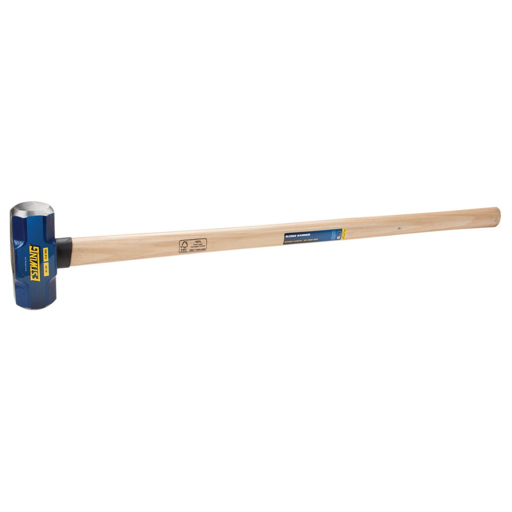 ESTWING Sledge Hammer (3.6kg/8lb, Hickory Shaft, ESH-836W)