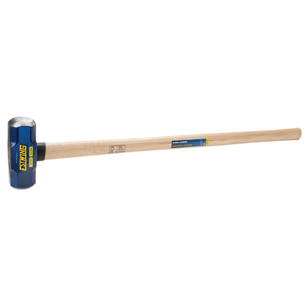 ESTWING Sledge Hammer (4.5kg/10lb, Hickory Shaft, ESH-1036W)