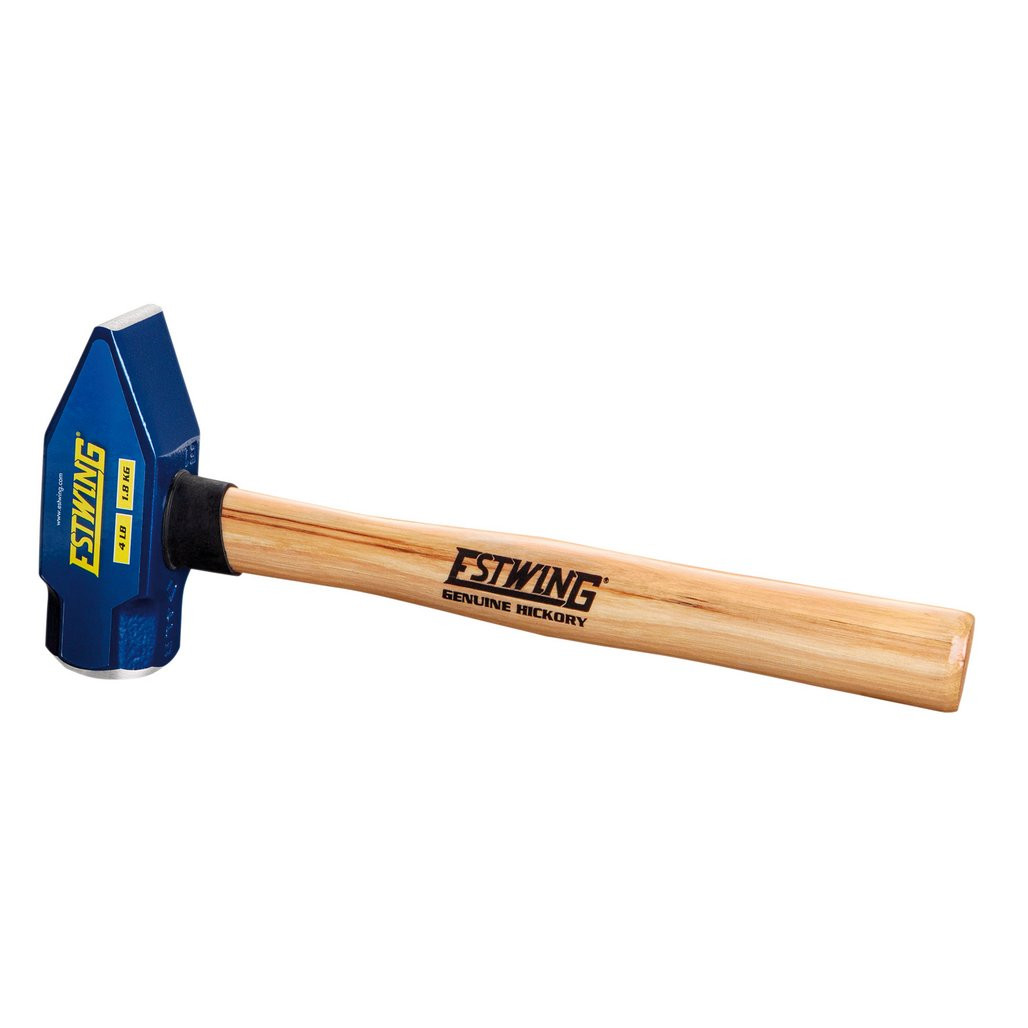 ESTWING Blacksmith Hammer (1.8kg/4lb, Hickory Shaft, EBH-414W)
