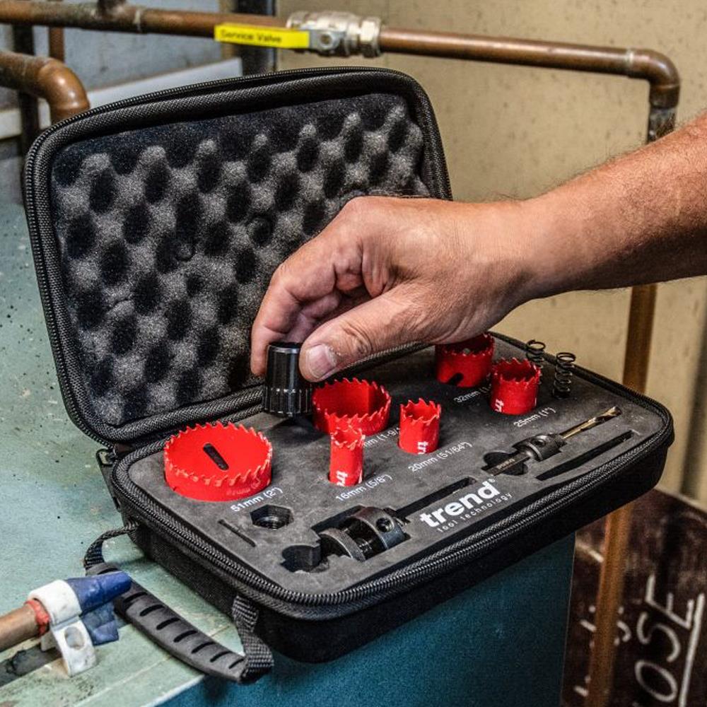 TREND Electricians Holesaw Set (6 Piece, 8% Cobalt) - Image 3