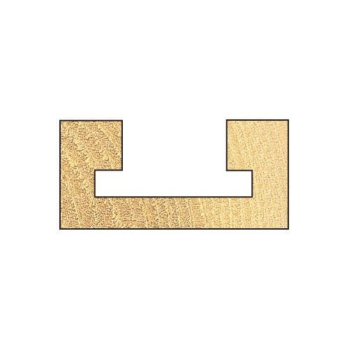 TREND Undercut Router Cutter (3.2x3.2mm, 1/4" Shank) - Image 3