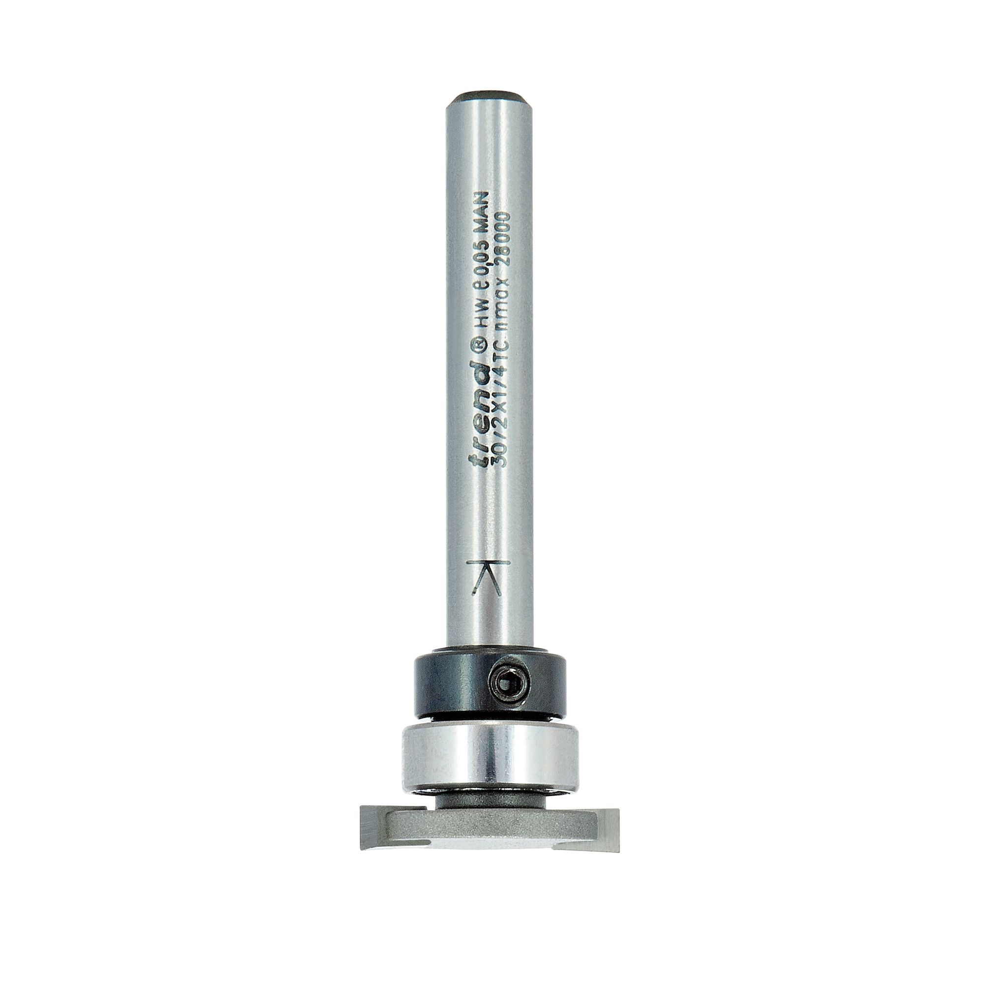 TREND Undercut Router Cutter (3.2x3.2mm, 1/4" Shank) - Image 5