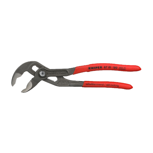 KNIPEX Cobra Water Pump Pliers (36mm, 180mm, PVC Grip) - Image 2