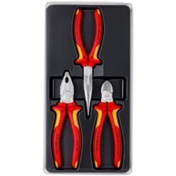Alternative view of KNIPEX Electro Pliers Set (3 Piece, VDE Grip)
