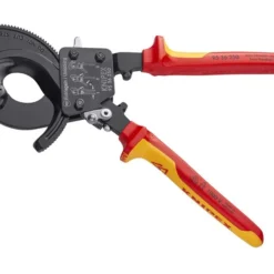 Alternative view of KNIPEX Ratchet Action Cable Cutter (32mm, 250mm, VDE Grip)
