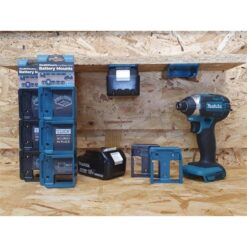 Alternative view of STEALTHMOUNTS Battery Mounts (Makita 18V, Blue, 6 Piece)