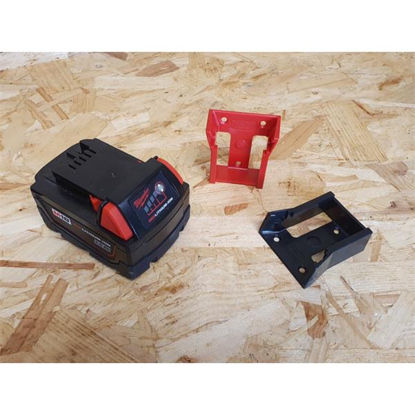 STEALTHMOUNTS Battery Mounts (Milwaukee 18V, Red, 6 Piece) - Image 3