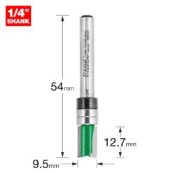 TREND Bearing Guided Template Profiler (9.5x12.7mm, 1/4" Shank) - Image 2