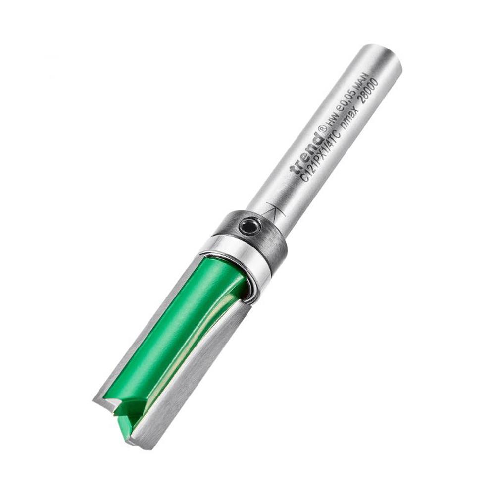 TREND Bearing Guided Template Profiler (9.5x25mm, 1/4" Shank) - Image 2