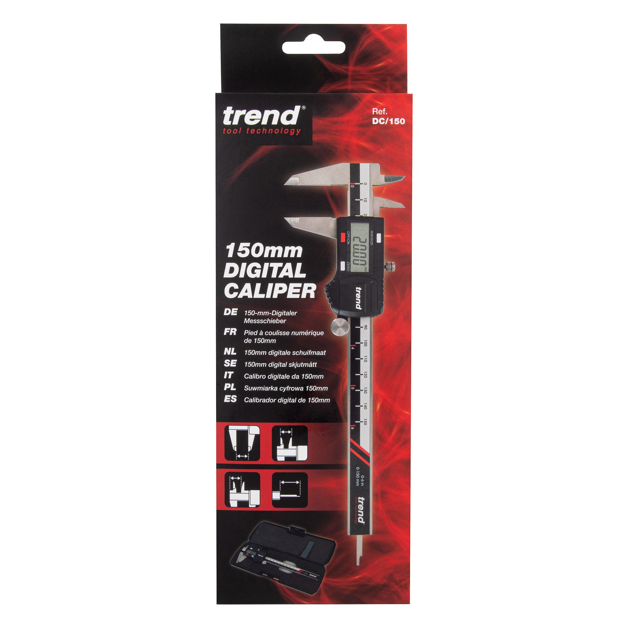 TREND Digital Vernier Caliper (150mm) - Image 5