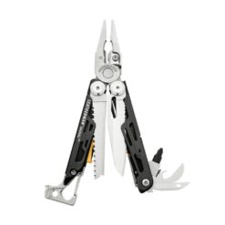 LEATHERMAN Multi-Tool (Signal, Black/Silver, Nylon Pouch)