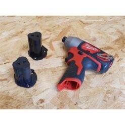 STEALTHMOUNTS Tool Mounts (Milwaukee 12V, Black, 3 Piece) - Image 3