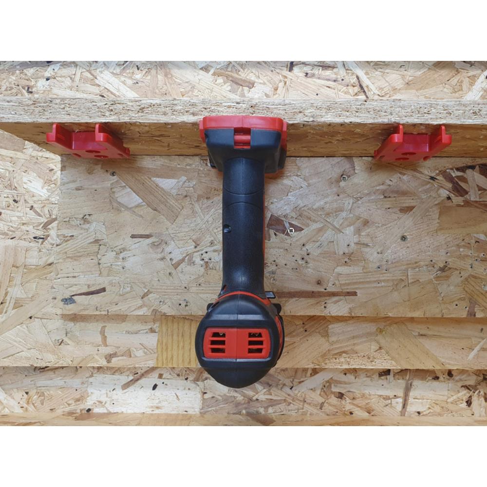 STEALTHMOUNTS Tool Mounts (Milwaukee 18V, Black, 4 Piece) - Image 4