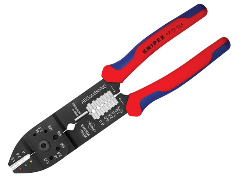 KNIPEX Crimping Pliers (215mm, Multi Component Grip) - Image 4