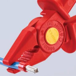 Alternative view of KNIPEX Plastic Flat Nose Pliers (180mm, Insulating Plastic Grip)