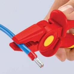 KNIPEX Plastic Flat Nose Pliers (180mm, Insulating Plastic Grip) - Image 3
