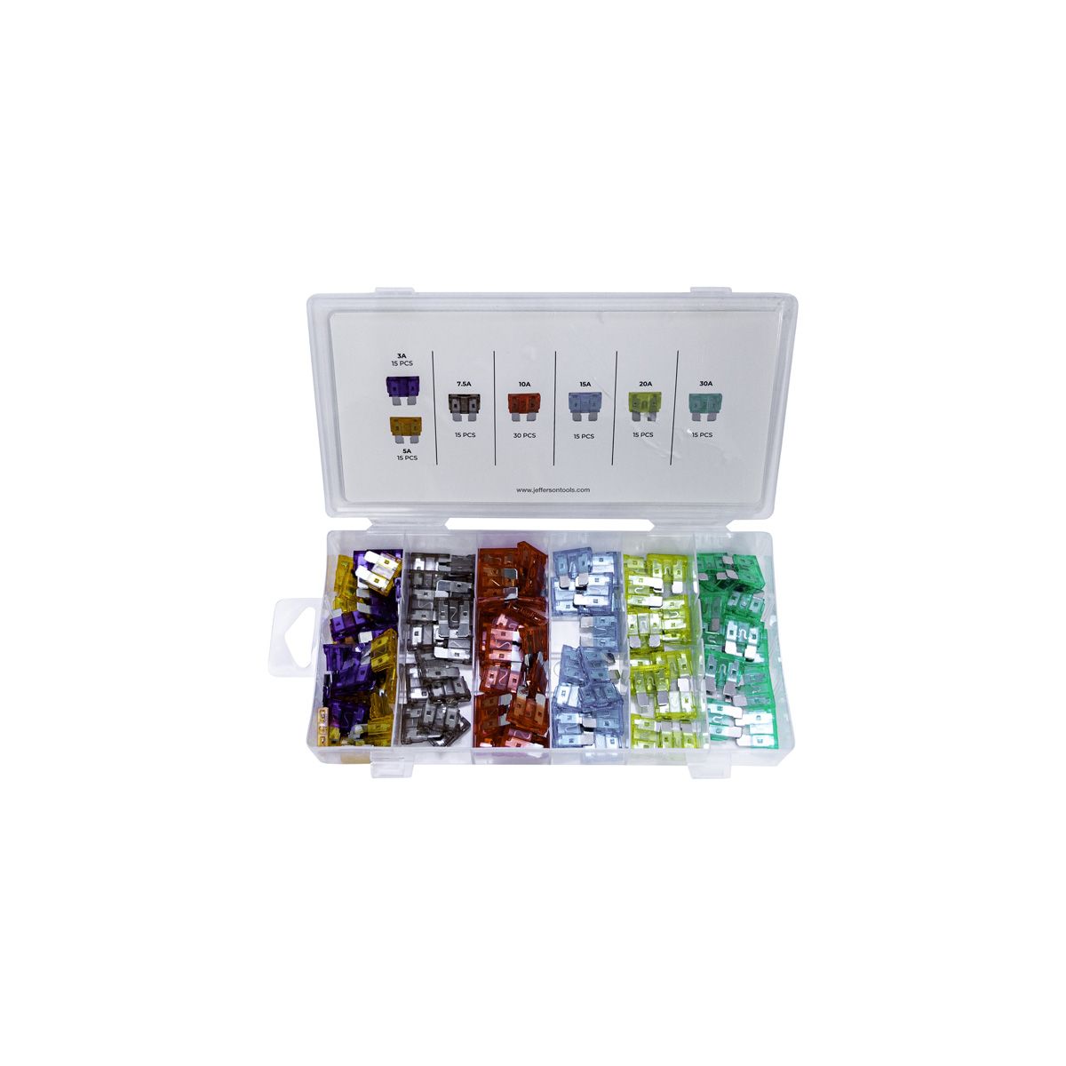 JEFFERSON Standard Auto Fuse Assortment (120 Piece)