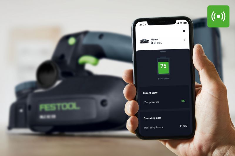 FESTOOL Cordless Planer (HLC 82 EB-Basic-Set) - Image 6