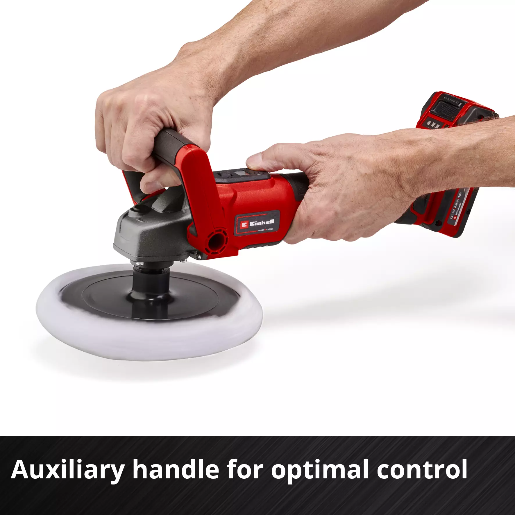 EINHELL 18V Polisher Bare Unit (180mm, CE-CP 18/180 Li E-Solo) - Image 6