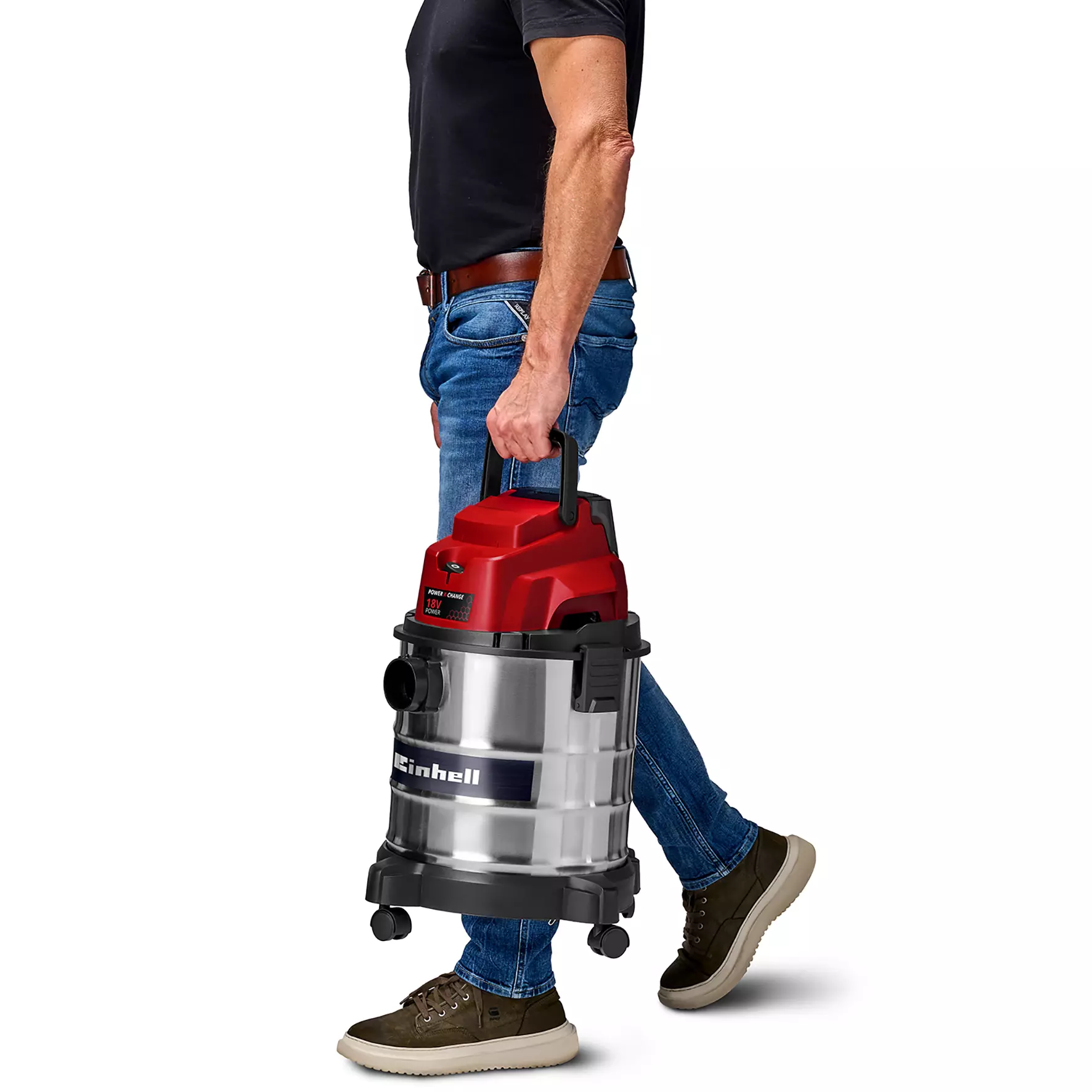 EINHELL 18V Wet & Dry Vac Bare Unit (20L, TC-VC 18/20 Li-Solo) - Image 4