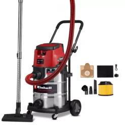 EINHELL PRO 2x18V Wet & Dry Vac (30L, TP-VC 36/30 S Auto-Solo)