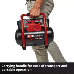 EINHELL 2x18V Compressor Bare Unit (6L, 8 Bar, TE-AC 36/150 Li OF-Solo) - Image 8