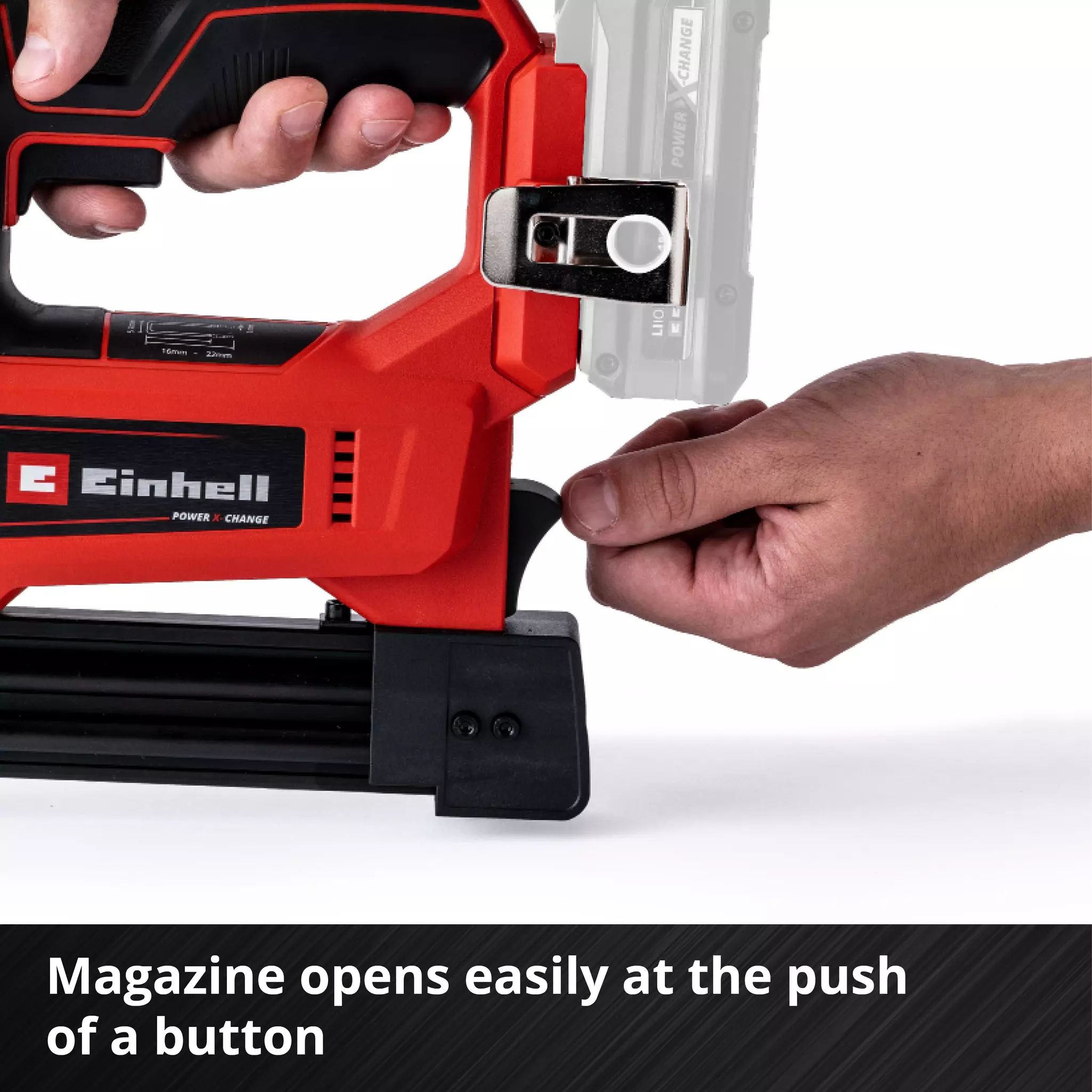 EINHELL 18V Nailer/Stapler Bare Unit (32mm Nail /22mm Staple,TE-CN 18 Li-Solo) - Image 7