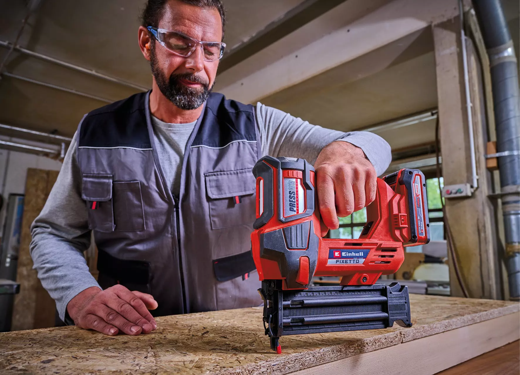 EINHELL PRO 18V Nailer Bare Unit (18G, FIXETTO 18/50 N) - Image 4