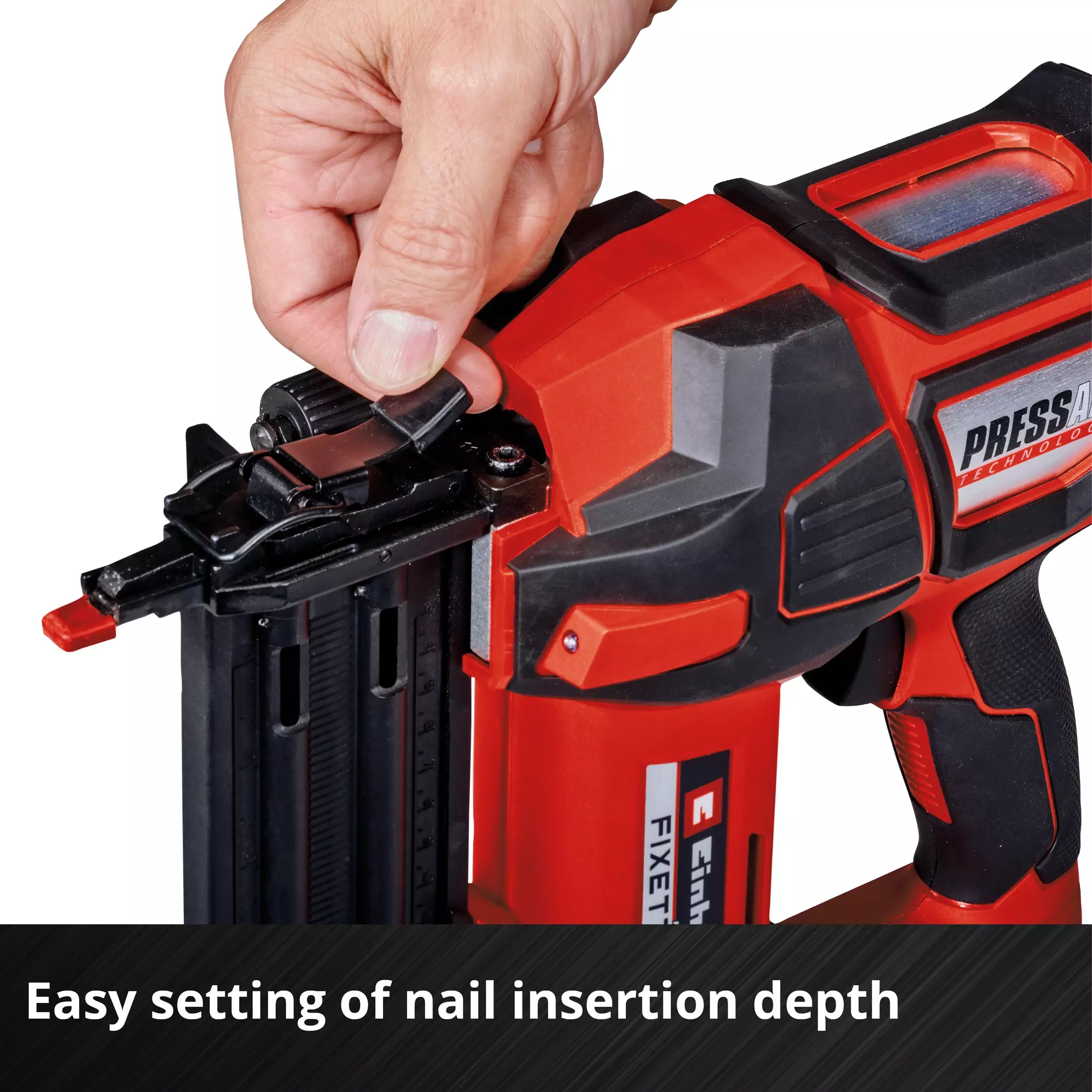 EINHELL PRO 18V Nailer Bare Unit (18G, FIXETTO 18/50 N) - Image 5