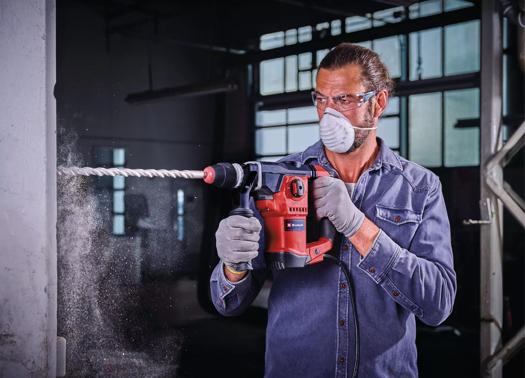 EINHELL 220V SDS-Plus Drill (32mm, 4.5J, 1600W, TE-RH 32-1600 4F) - Image 2