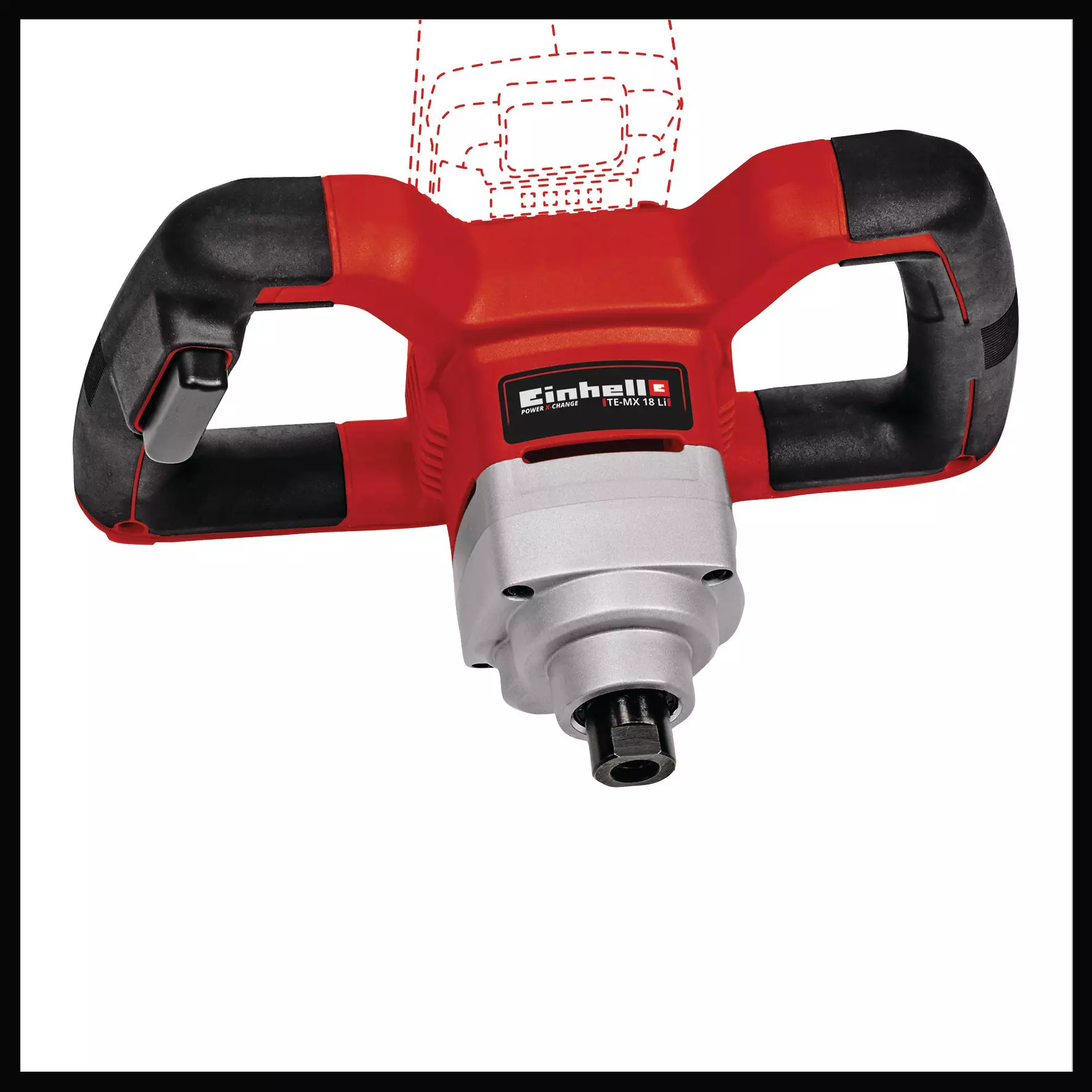 EINHELL 18V Paddle Mixer Bare Unit (100mm, TE-MX 18 Li-Solo) - Image 4