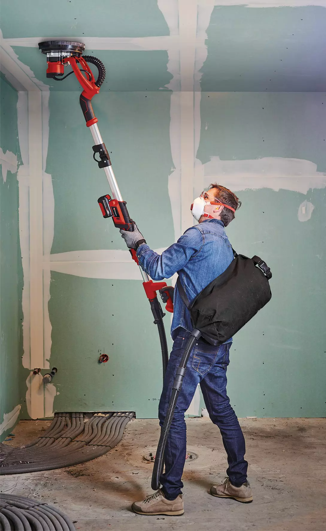 EINHELL PRO 18V Drywall Sander Bare Unit (225mm, TP-DW 18/225 Li-Solo) - Image 4